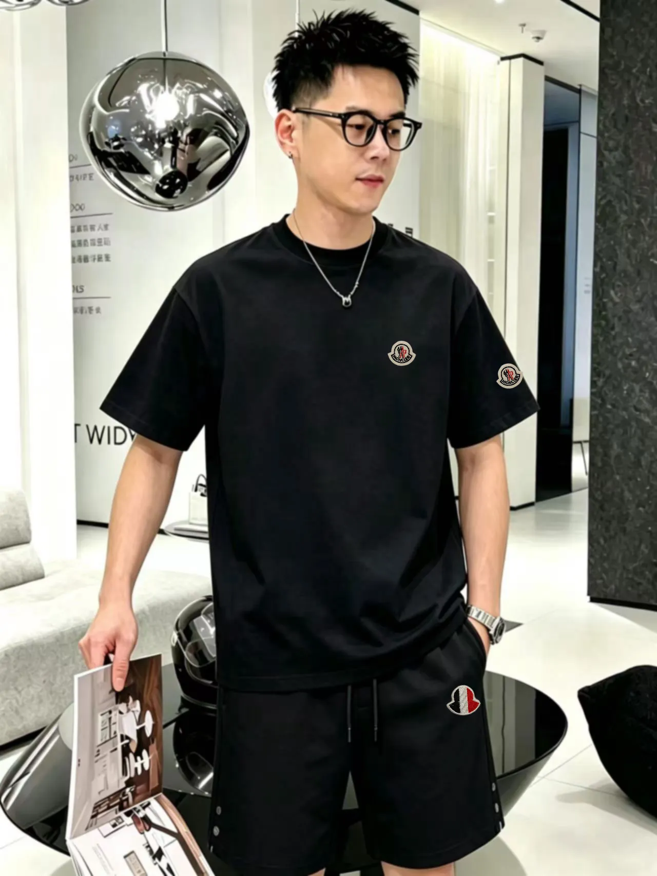 Moncler 2026 Same Style ！ ！！ ！ logo ！ Breathable， ， ，Quality ， ， ， ， ， . .... ， ， ！ Black Navy Blue Size：L-5XL